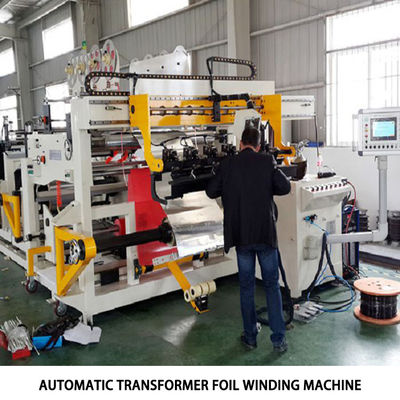 Automatische kupferne Folien-Wickelmaschine, die trockene Art Niederspannungs-Transformator herstellt