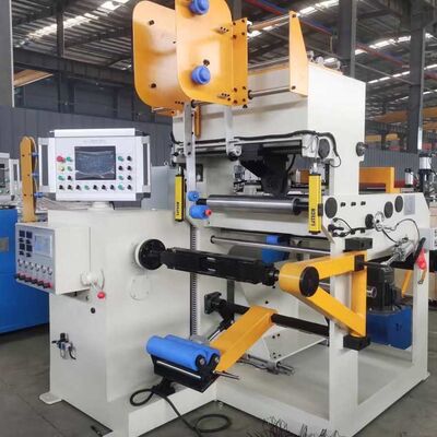 Folienwickelmaschine für Transformatoren mit 500 mm Folienleiter-Innendurchmesser, 26 U/min Wickelgeschwindigkeit und Kupfer- oder Aluminiumleiter für industrielle Anwendungen