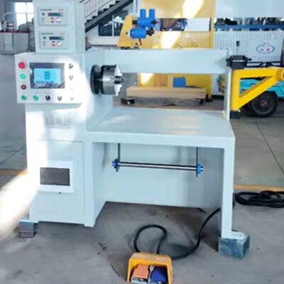 Wickelmaschine für Transformatorenspulen mit 1000 mm Spitzenhöhe für Kupfer- und Aluminiumdrähte mit SPS-Steuerungssystem