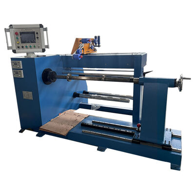 Automatische Spulenwickelmaschine mit 800 mm Wickelbreite für Kupfer- und Aluminiumdraht (flach/rund)