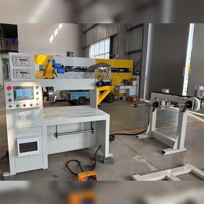 Automatische Transformator Coil Winding Machine mit 500mm Max Winding Breite und 0,75KW Servomotor mit 4-Kiefer Chuck Head Stock