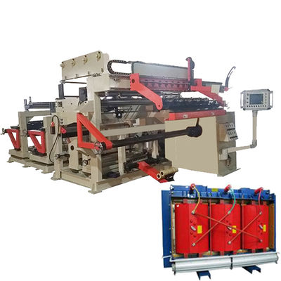 Geworfene Harz LV-Transformator-Kupfer-Folien-Wickelmaschine-automatische Streifen-Winde