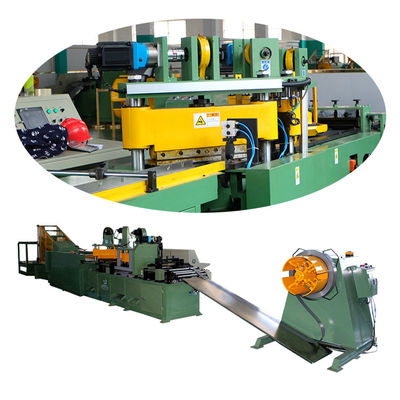 Automatischer 400mm Breiten-Streifen-Schnitt zur Längen-Linie Silikon-Stahlschneidemaschine 12.5kw